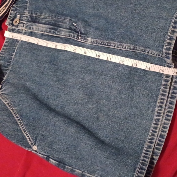 💫DKNY Denim Skirt with Belt - Picture 8 of 9